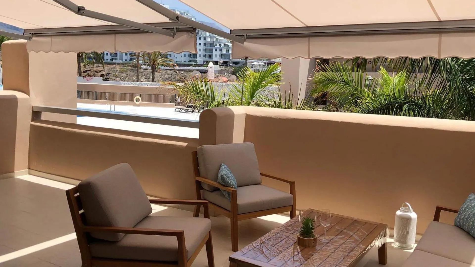 아파트 New !!! Luxury Apartment, 32 M2 Terrace In The Sun, Pool View 아데제 스페인